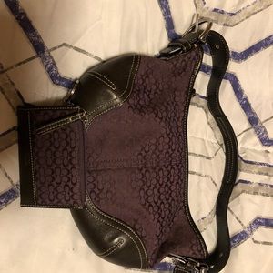 Coach purse and coin wallet